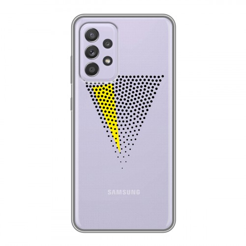 Полупрозрачный дизайнерский пластиковый чехол для Samsung Galaxy A52 Абстракции 1