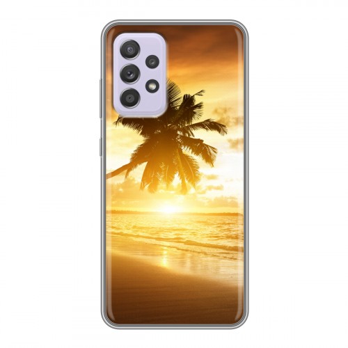 Дизайнерский силиконовый чехол для Samsung Galaxy A52 пляж