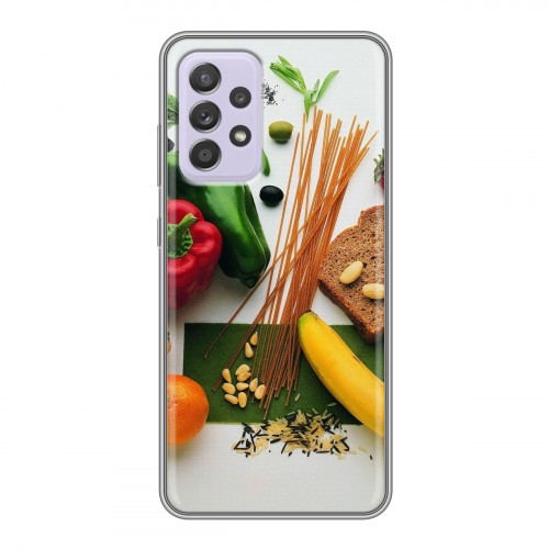 Дизайнерский силиконовый чехол для Samsung Galaxy A52 Овощи