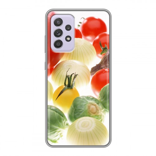 Дизайнерский силиконовый чехол для Samsung Galaxy A52 Овощи