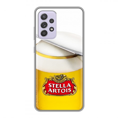 Дизайнерский силиконовый чехол для Samsung Galaxy A52 Stella Artois