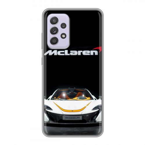 Дизайнерский силиконовый чехол для Samsung Galaxy A52 McLaren