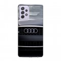 Дизайнерский силиконовый с усиленными углами чехол для Samsung Galaxy A72 Audi