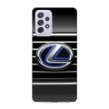 Дизайнерский силиконовый с усиленными углами чехол для Samsung Galaxy A72 Lexus