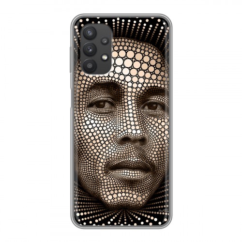 Дизайнерский силиконовый чехол для Samsung Galaxy A32 Боб Марли