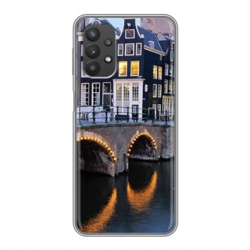 Дизайнерский силиконовый чехол для Samsung Galaxy A32 амстердам