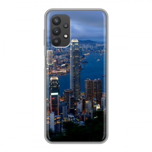 Дизайнерский силиконовый чехол для Samsung Galaxy A32 Гонконг