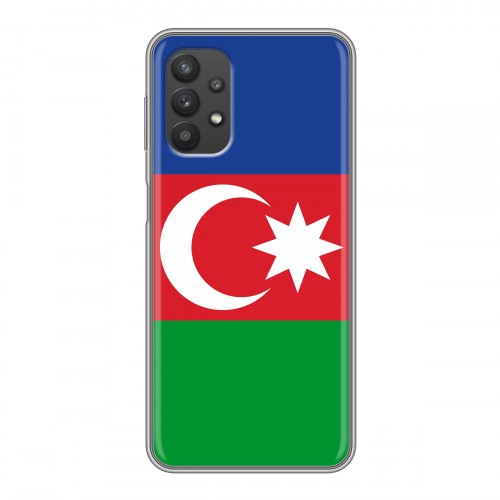 Дизайнерский силиконовый чехол для Samsung Galaxy A32 Флаг Азербайджана