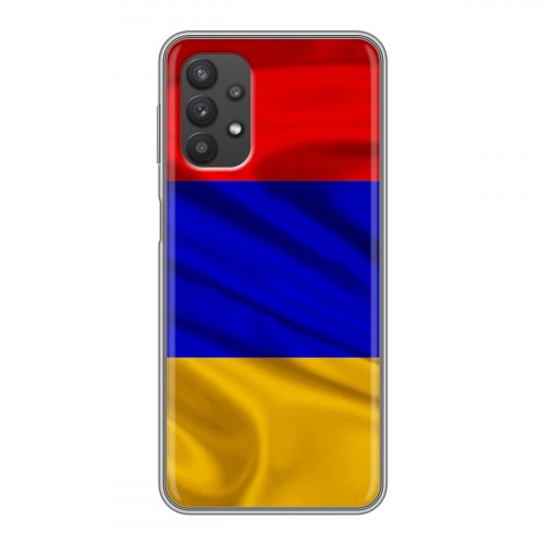 Дизайнерский силиконовый чехол для Samsung Galaxy A32 Флаг Армении