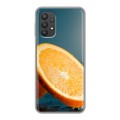 Дизайнерский силиконовый чехол для Samsung Galaxy A32 Апельсины