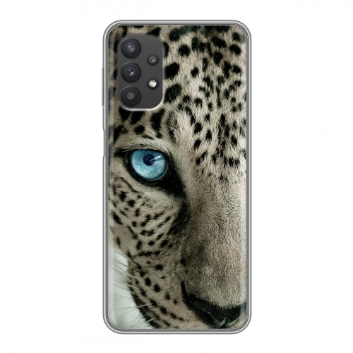 Дизайнерский силиконовый чехол для Samsung Galaxy A32 Леопард