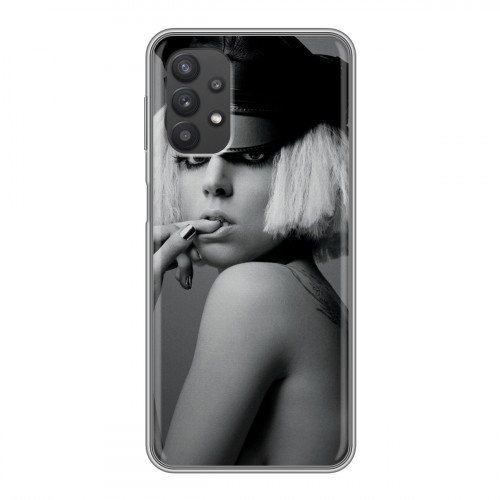 Дизайнерский силиконовый чехол для Samsung Galaxy A32 Леди Гага