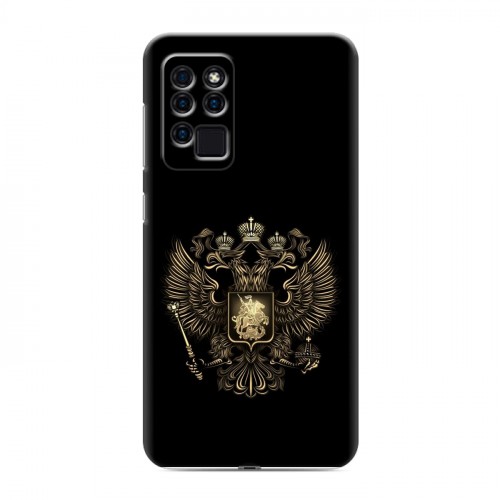 Дизайнерский силиконовый чехол для BQ 6430L Aurora герб России золотой