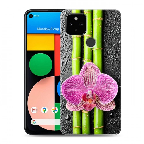 Дизайнерский пластиковый чехол для Google Pixel 4a 5G Орхидеи