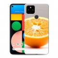 Дизайнерский силиконовый чехол для Google Pixel 4a 5G Апельсины