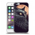 Дизайнерский пластиковый чехол для Iphone 6/6s Мистические кошки