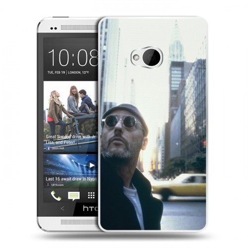 Дизайнерский пластиковый чехол для HTC One (M7) Dual SIM Leon