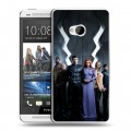 Дизайнерский пластиковый чехол для HTC One (M7) Dual SIM Сверхлюди