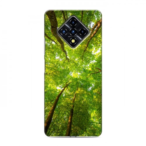 Дизайнерский силиконовый с усиленными углами чехол для Infinix Zero 8 лес