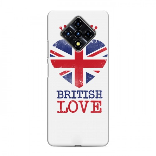 Дизайнерский силиконовый с усиленными углами чехол для Infinix Zero 8 British love