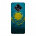 Дизайнерский силиконовый с усиленными углами чехол для Infinix Zero 8 Флаг Казахстана