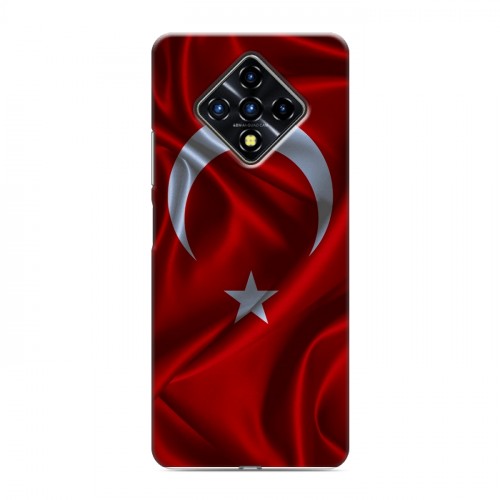 Дизайнерский силиконовый с усиленными углами чехол для Infinix Zero 8 Флаг Турции