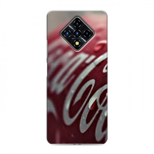 Дизайнерский силиконовый с усиленными углами чехол для Infinix Zero 8 Coca-cola
