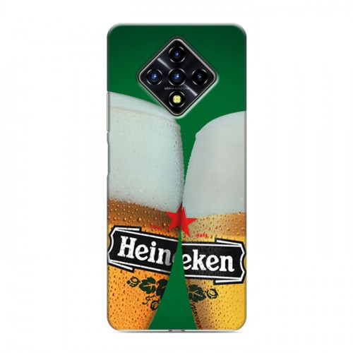 Дизайнерский силиконовый с усиленными углами чехол для Infinix Zero 8 Heineken