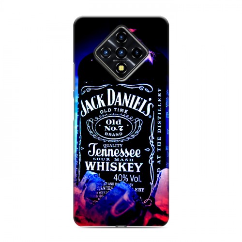 Дизайнерский силиконовый с усиленными углами чехол для Infinix Zero 8 Jack Daniels