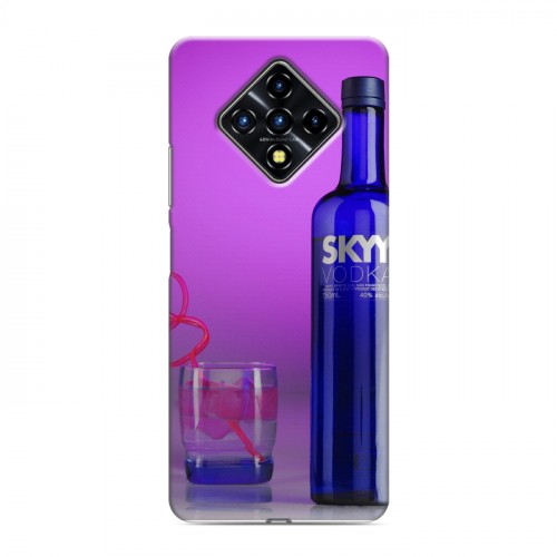 Дизайнерский силиконовый с усиленными углами чехол для Infinix Zero 8 Skyy Vodka