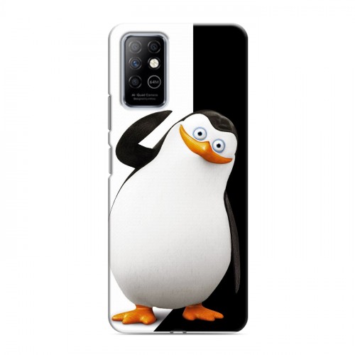 Дизайнерский пластиковый чехол для Infinix Note 8 Пингвины