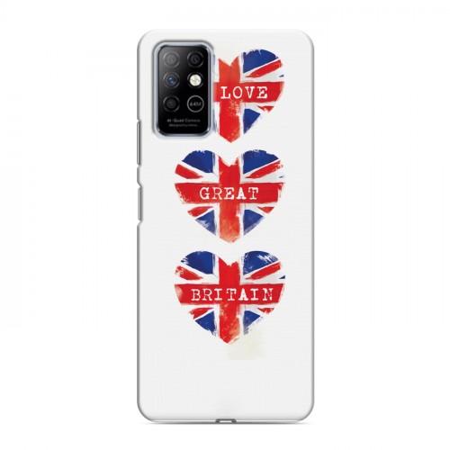 Дизайнерский пластиковый чехол для Infinix Note 8 British love