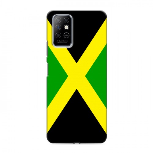 Дизайнерский пластиковый чехол для Infinix Note 8 Флаг Ямайки