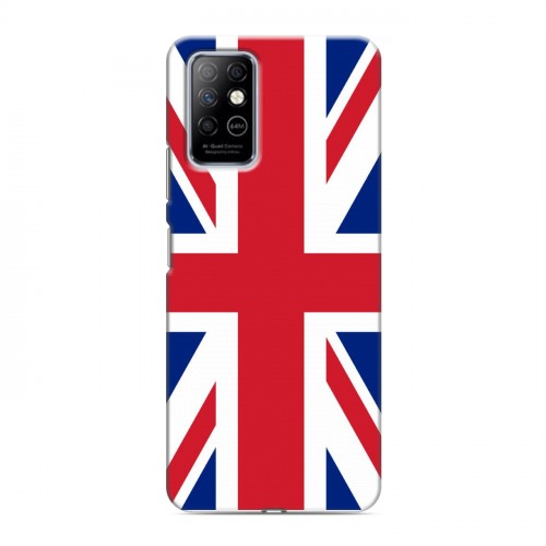 Дизайнерский пластиковый чехол для Infinix Note 8 Флаг Британии