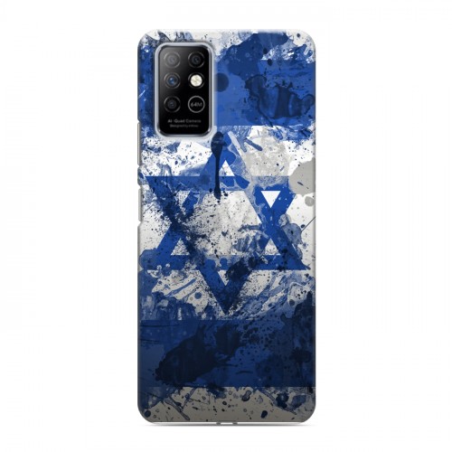 Дизайнерский пластиковый чехол для Infinix Note 8 Флаг Израиля