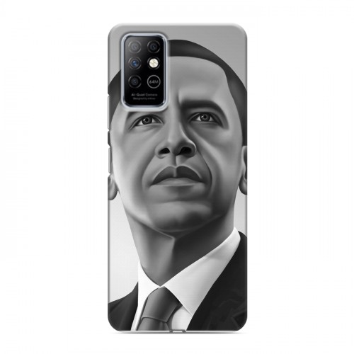 Дизайнерский пластиковый чехол для Infinix Note 8 Барак Обама