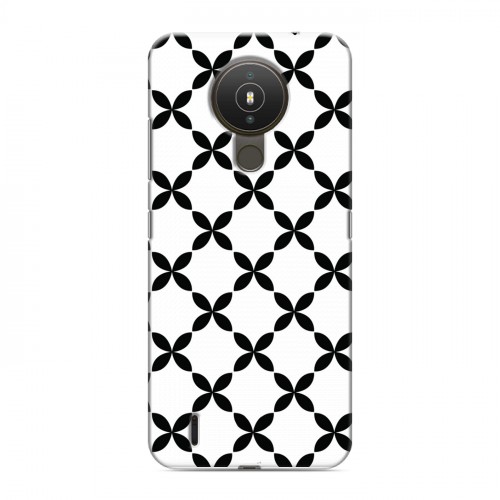 Дизайнерский силиконовый чехол для Nokia 1.4 Черно-белые фантазии