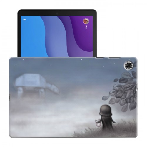 Дизайнерский силиконовый чехол для Lenovo Tab M10 HD Gen 2 Ежик в тумане