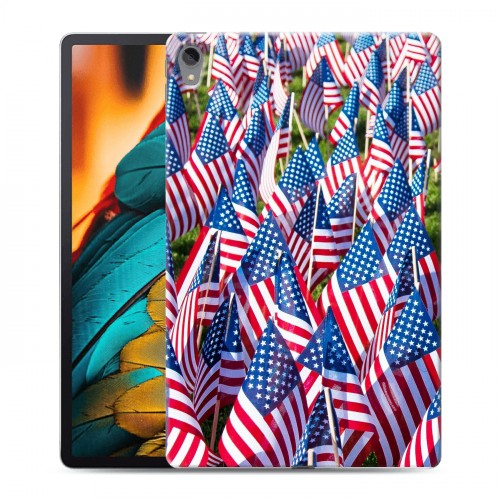 Дизайнерский силиконовый чехол для Lenovo Tab P11 Флаг США