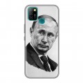 Дизайнерский силиконовый с усиленными углами чехол для Infinix Hot 10 Lite В.В.Путин 