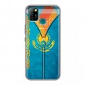 Дизайнерский силиконовый с усиленными углами чехол для Infinix Hot 10 Lite Флаг Казахстана