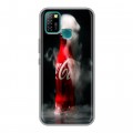 Дизайнерский силиконовый с усиленными углами чехол для Infinix Hot 10 Lite Coca-cola