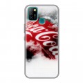Дизайнерский силиконовый с усиленными углами чехол для Infinix Hot 10 Lite Coca-cola