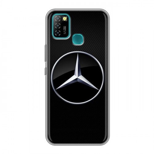 Дизайнерский силиконовый с усиленными углами чехол для Infinix Hot 10 Lite Mercedes