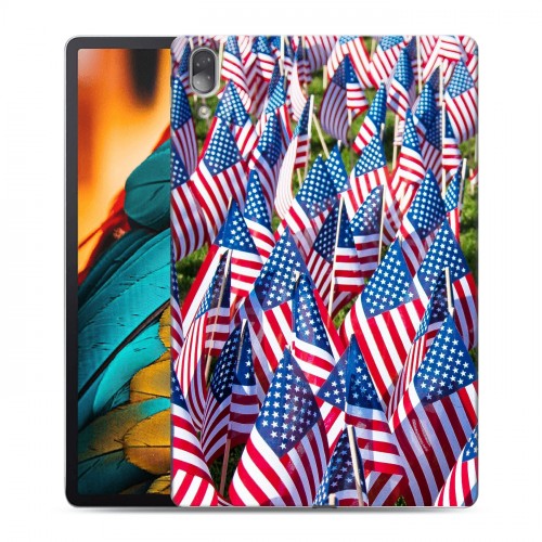 Дизайнерский силиконовый чехол для Lenovo Tab P11 Pro Флаг США
