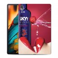 Дизайнерский силиконовый чехол для Lenovo Tab P11 Pro Skyy Vodka