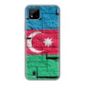 Дизайнерский силиконовый чехол для Realme C20 Флаг Азербайджана