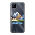Дизайнерский силиконовый чехол для Realme C20 Грузия