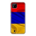 Дизайнерский силиконовый чехол для Realme C20 Флаг Армении