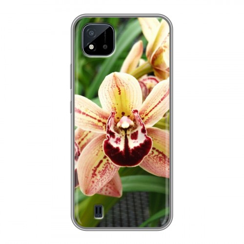Дизайнерский силиконовый чехол для Realme C20 Орхидеи